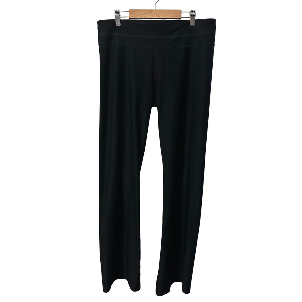 Calvin Klein Performance Women's Black Quick Dry Straight Yoga Pants L Athletic‎